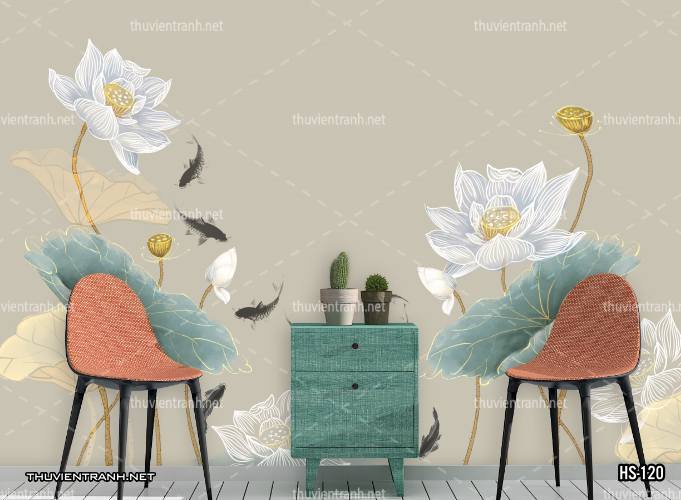  Tranh dán tường Hoa Sen - Kết quả tìm kiếm tranh tường