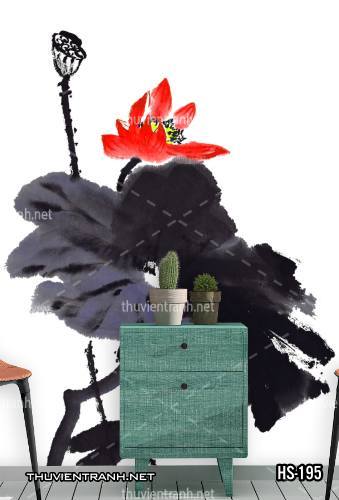 Tranh dán tường Hoa Sen - Kết quả tìm kiếm tranh tường