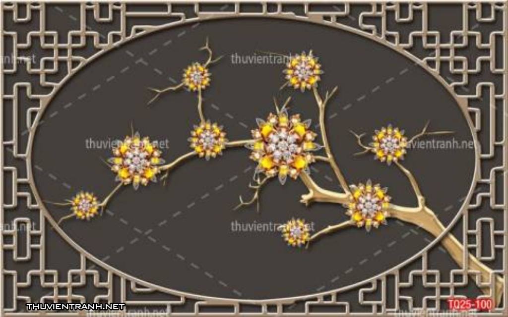 Tranh trang trí họa tiết 3D, tranh trang trí hoa lá 3D - Kết quả tìm kiếm tranh tường