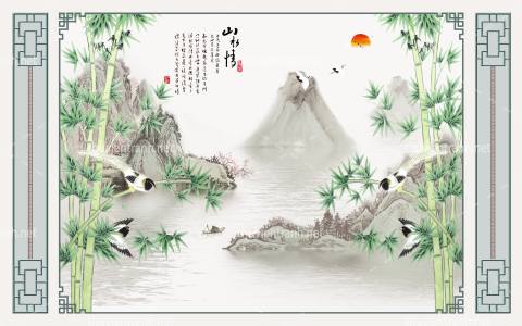 Tranh 3D nền tường phào chỉ và họa tiết trang trí thiên nhiên - Kết quả tìm kiếm tranh tường