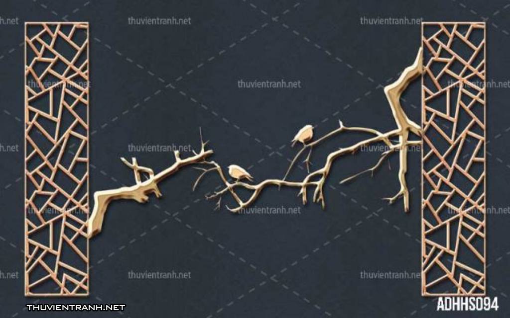 Tranh 3D nền tường phào chỉ và họa tiết trang trí thiên nhiên - Kết quả tìm kiếm tranh tường