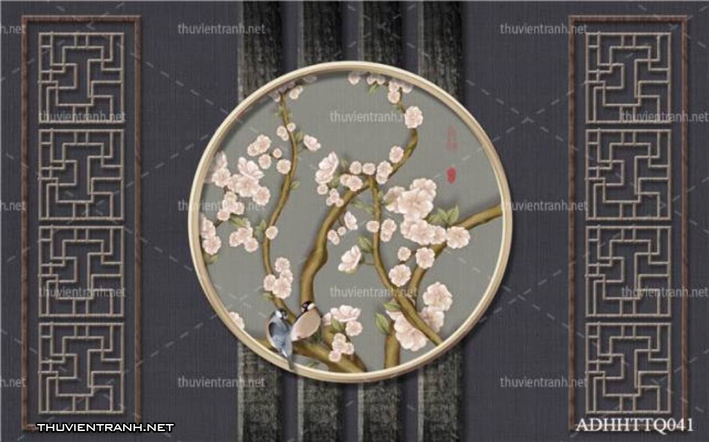 Tranh 3D nền tường phào chỉ và họa tiết trang trí thiên nhiên - Kết quả tìm kiếm tranh tường