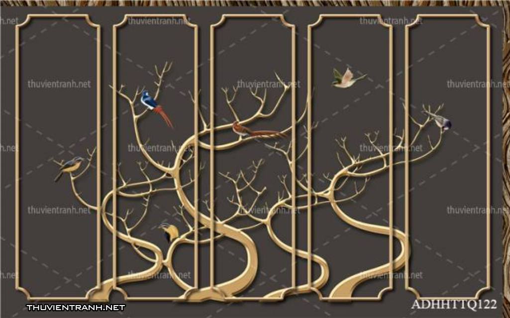 Tranh 3D nền tường phào chỉ và họa tiết trang trí thiên nhiên - Kết quả tìm kiếm tranh tường