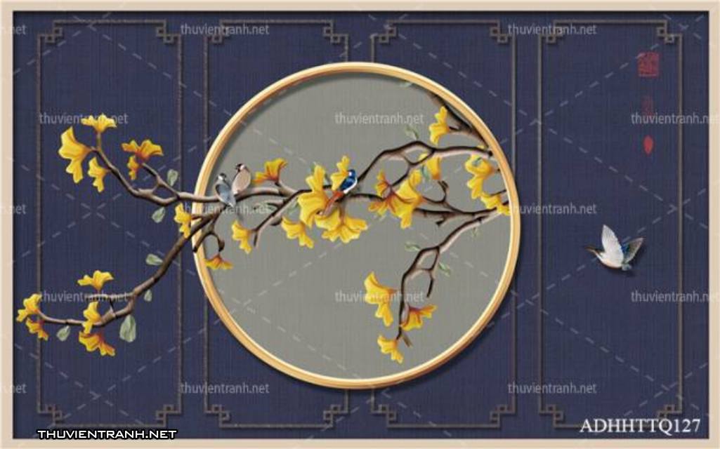 Tranh 3D nền tường phào chỉ và họa tiết trang trí thiên nhiên - Kết quả tìm kiếm tranh tường