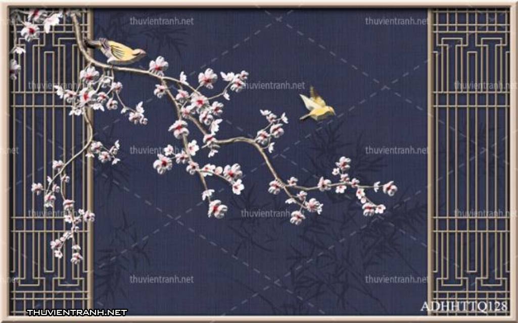 Tranh 3D nền tường phào chỉ và họa tiết trang trí thiên nhiên - Kết quả tìm kiếm tranh tường