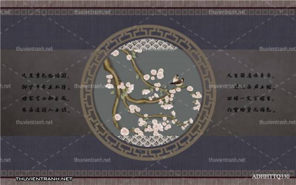 Tranh 3D nền tường phào chỉ và họa tiết trang trí thiên nhiên - Tranh tường liên quan