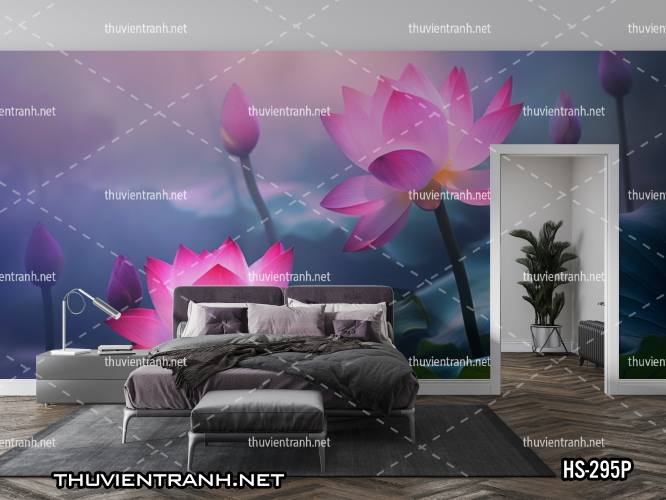 Tranh dán tường Hoa Sen - Kết quả tìm kiếm tranh tường