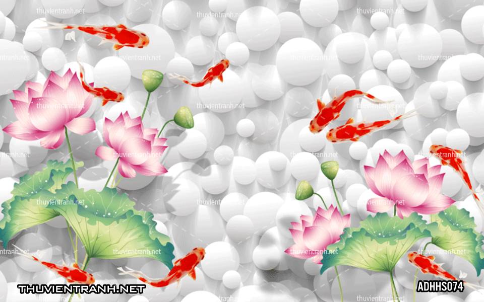  Tranh dán tường Hoa Sen 3D - Kết quả tìm kiếm tranh tường
