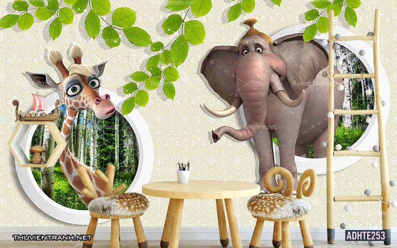 Tranh dán tường trang trí phòng ngủ trẻ em - Kết quả tìm kiếm tranh tường