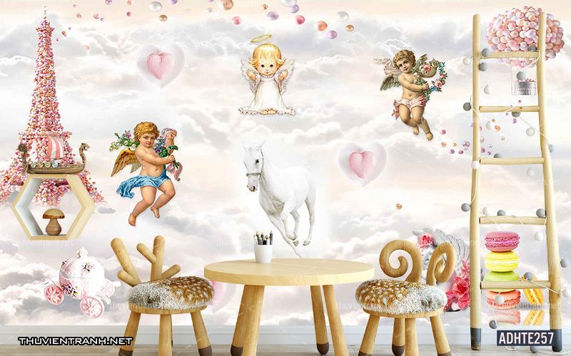 Tranh dán tường trang trí phòng ngủ trẻ em - Kết quả tìm kiếm tranh tường