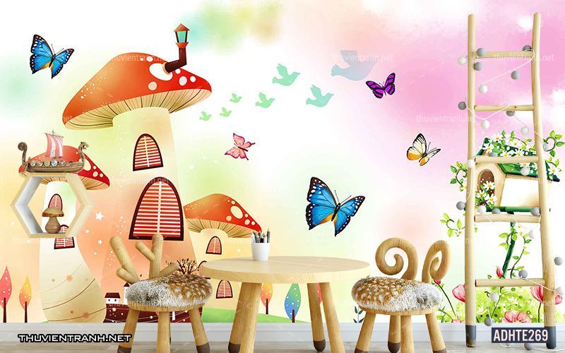 Tranh dán tường trang trí phòng ngủ trẻ em - Kết quả tìm kiếm tranh tường