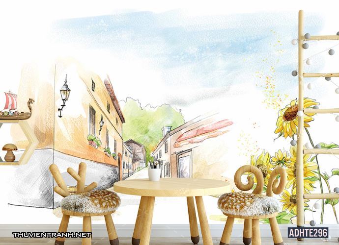 Tranh dán tường trang trí phòng ngủ trẻ em - Kết quả tìm kiếm tranh tường