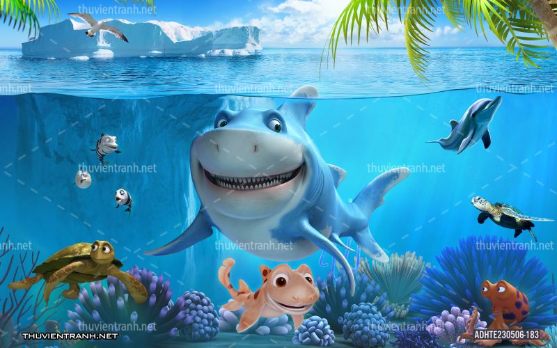  Tranh dán tường  trẻ em - Tranh tường chất lượng cao