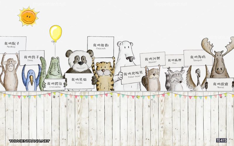 Tranh dán tường  trẻ em - Kết quả tìm kiếm tranh tường