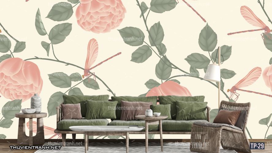 Tranh dán tường Hoa lá nhiệt đới, Tropical Leaves - Tranh tường chất lượng cao