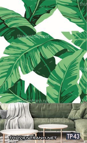 Tranh dán tường Hoa lá nhiệt đới, Tropical Leaves - Tranh tường chất lượng cao