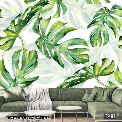 Tranh dán tường Hoa lá nhiệt đới, Tropical Leaves - Kết quả tìm kiếm tranh tường