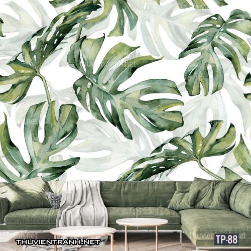 Tranh dán tường Hoa lá nhiệt đới, Tropical Leaves - Kết quả tìm kiếm tranh tường