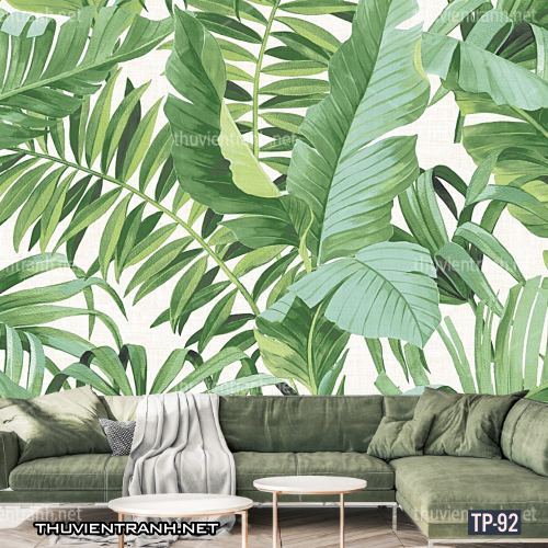 Tranh dán tường Hoa lá nhiệt đới, Tropical Leaves - Kết quả tìm kiếm tranh tường