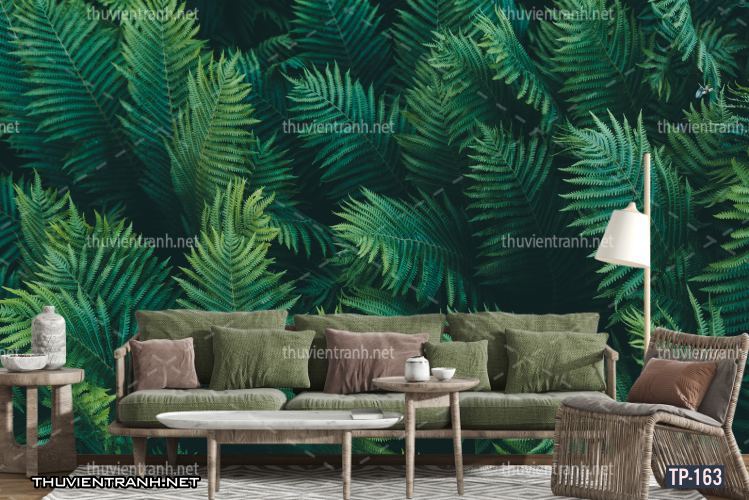 Tranh dán tường Hoa lá nhiệt đới, Tropical Leaves - Tranh tường chất lượng cao