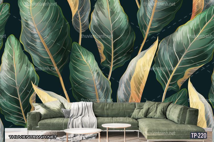 Tranh dán tường Hoa lá nhiệt đới, Tropical Leaves - Kết quả tìm kiếm tranh tường
