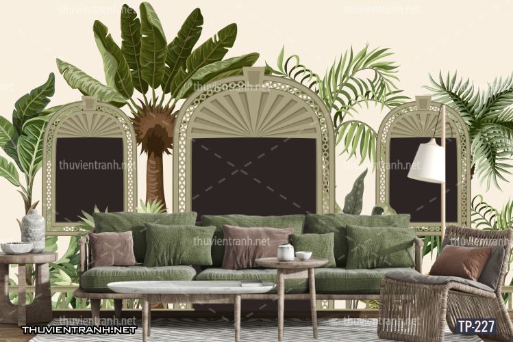 Tranh dán tường Hoa lá nhiệt đới, Tropical Leaves - Kết quả tìm kiếm tranh tường