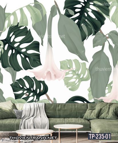 Tranh dán tường Hoa lá nhiệt đới, Tropical Leaves - Kết quả tìm kiếm tranh tường