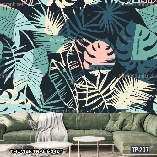 Tranh dán tường Hoa lá nhiệt đới, Tropical Leaves - Kết quả tìm kiếm tranh tường