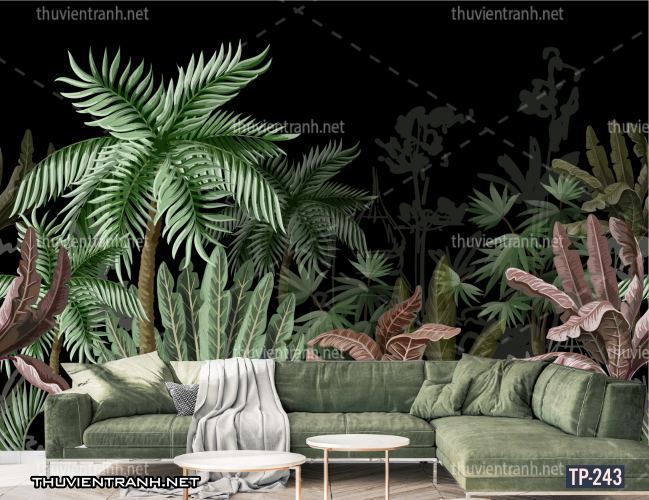 Tranh dán tường Hoa lá nhiệt đới, Tropical Leaves - Kết quả tìm kiếm tranh tường