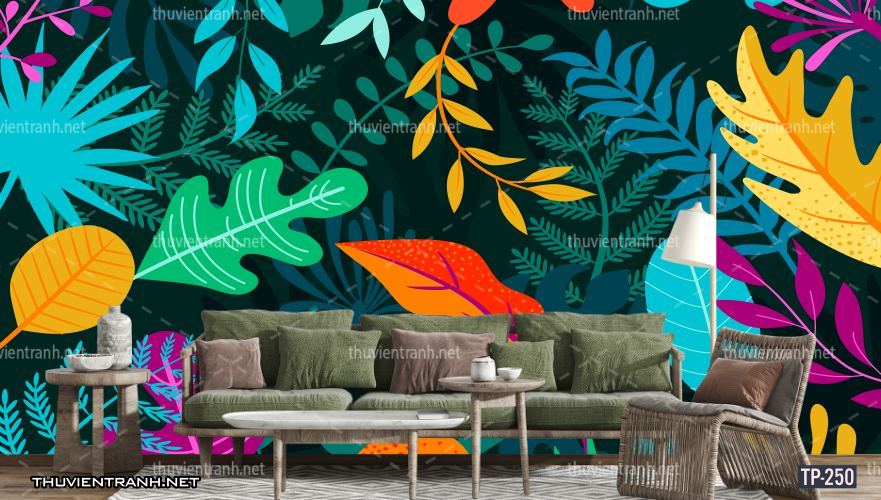 Tranh dán tường Hoa lá nhiệt đới, Tropical Leaves - Kết quả tìm kiếm tranh tường