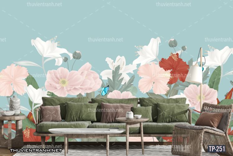 Tranh dán tường Hoa lá nhiệt đới, Tropical Leaves - Kết quả tìm kiếm tranh tường
