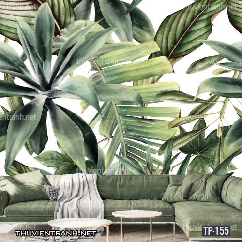 Tranh dán tường Hoa lá nhiệt đới, Tropical Leaves - Kết quả tìm kiếm tranh tường