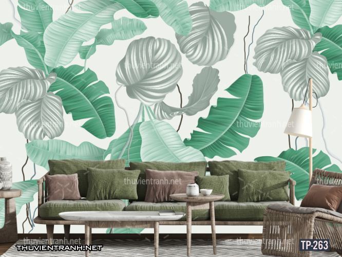 Tranh dán tường Hoa lá nhiệt đới, Tropical Leaves - Kết quả tìm kiếm tranh tường