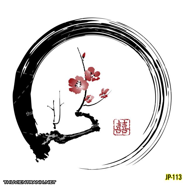 Tranh dán tường Nhật Bản-JP-113 - Tranh tường chất lượng cao