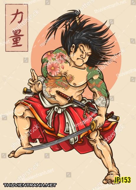 Tranh dán tường Nhật Bản-JP-153 - Tranh tường chất lượng cao