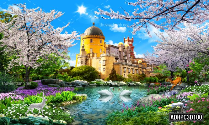 Tranh dán tường 3D Phong Cảnh-ADHPC3D100 - Tranh tường chất lượng cao