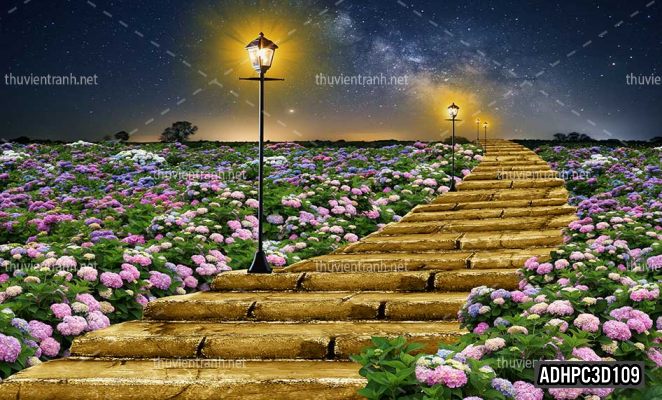 Tranh dán tường 3D Phong Cảnh-ADHPC3D109 - Tranh tường chất lượng cao