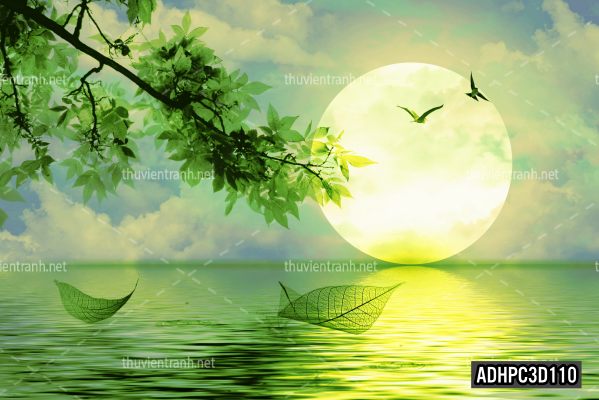 Tranh dán tường 3D Phong Cảnh-ADHPC3D110 - Tranh tường chất lượng cao