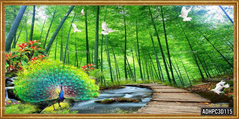 Tranh dán tường 3D Phong Cảnh-ADHPC3D115 - Tranh tường chất lượng cao