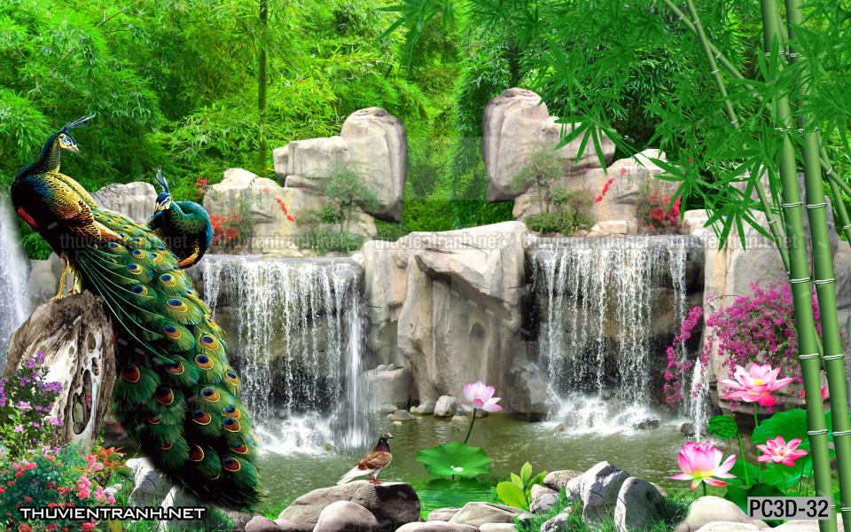 Tranh dán tường 3D Phong Cảnh-PC3D-32 - Tranh tường chất lượng cao